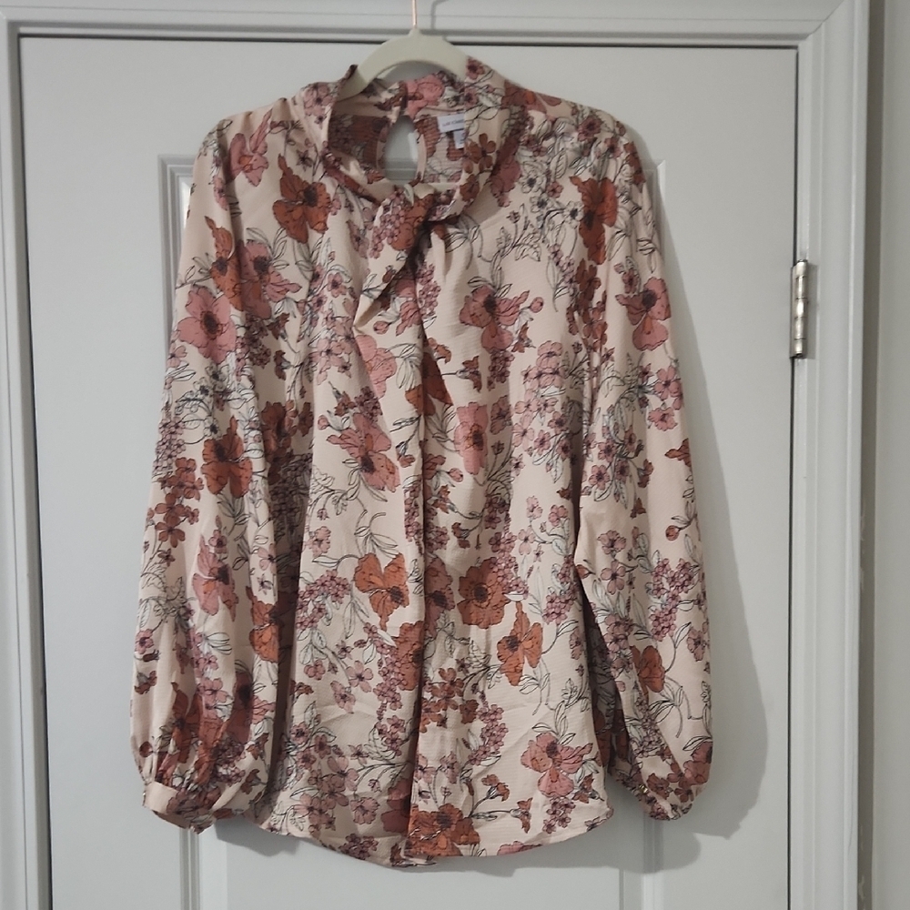 Liz Claiborne Floral Blouse - Size 1X